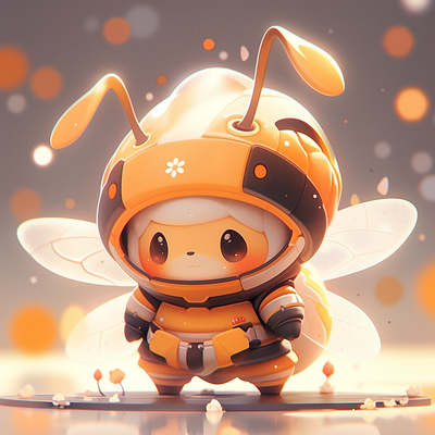 DIY小蜜蜂 插图 插画 设计