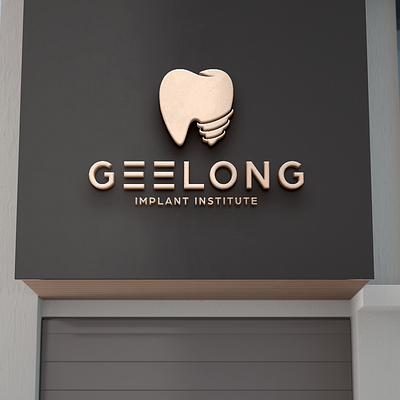 Geelong implant institute logo design animation australia branding clean dental dental logo geelong graphic design implant logo logo logo design modern motion graphics sydney vector