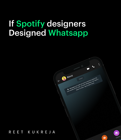 Whatsapp Redesign appdesign branding figma graphic design green inspiration mobileapp moblie app pop redesign spotify ui uiux ux whatsapp
