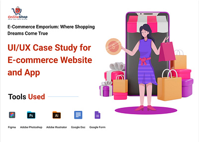 E-Commerce website and app case study 3d animation branding case study design graphic design illustration logo logos ui ui ux uiux case study vector