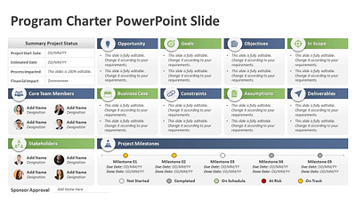 program charter PowerPoint slide creative powerpoint templates kridha graphics powerpoint design powerpoint presentation powerpoint presentation slides powerpoint templates presentation design presentation template