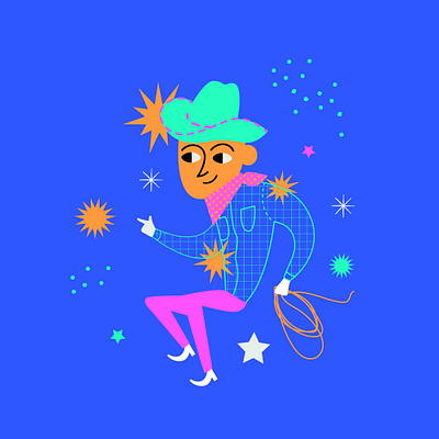 Space cowboy! art artwork digital art graphic design ill illustration illustration art