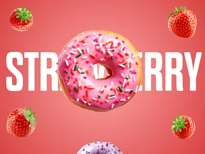 Swipe Animation Strawberry in Figma 3d adobe photoshop animation branding figma graphic design logo motion graphics swipe ui ux