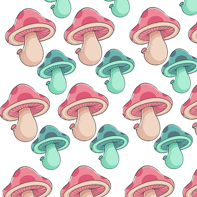 Fungi streak graphic design