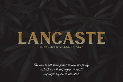 Lancaste - 3 Fonts chic font