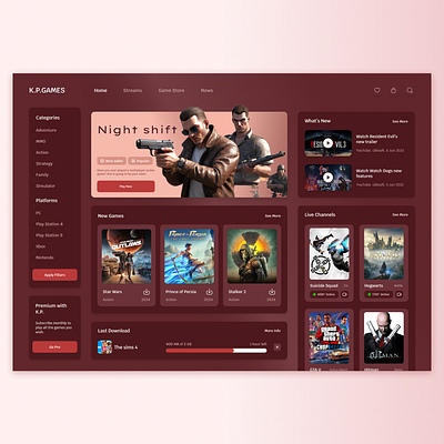 Game Play Screen game trend ui uiux