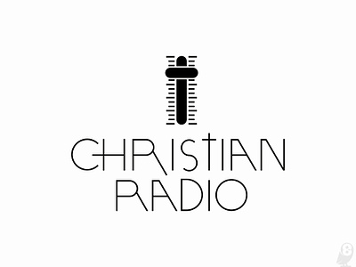 CHRISTIAN RADIO christian cross logo radio