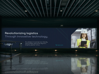 Logix™ — Brand Identity billboard brand design branding digital signage freight infrastructure large screen logistics marketing ooh ooh advertisement shipping trucking warehouse
