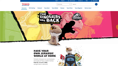some special page for Tesco (ui) animation branding graphic design logo motion graphics ui