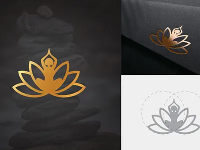 Afro woman yoga graphic design logo logo design lotus leaf logo meditation meditation logo minimal minimalist logo modern logo professional logo wellness logo yoga logo