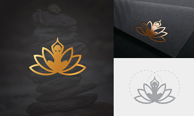 Afro woman yoga graphic design logo logo design lotus leaf logo meditation meditation logo minimal minimalist logo modern logo professional logo wellness logo yoga logo