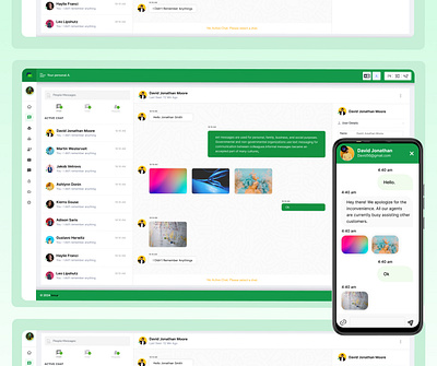 Innue : Live Chat Software Redesign. chat ui innue live chat live chat software