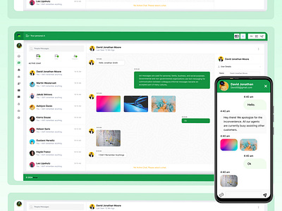 Innue : Live Chat Software Redesign. chat ui innue live chat live chat software