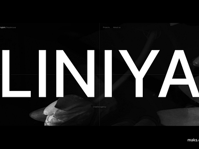 Liniya creative design agency 3d agency animation black branding dark design designer flower graphic design landing logo motion graphics pro ui uiux ukraine ux white