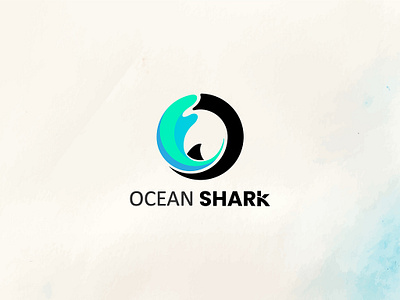 Ocean Shark Logo 3d animation branding design graphic design illustration logo mockup motion graphics ui ux vector