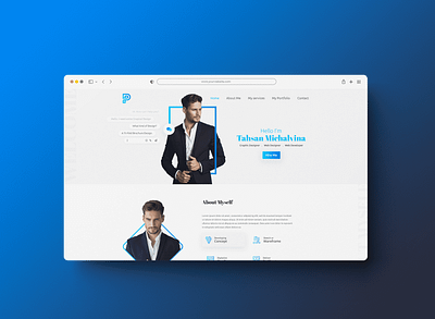 Modern Portfolio Website Landing Page e commerce website graphic design landing page modern website portfolio portfolio website responsive website uiux web page website website ui design