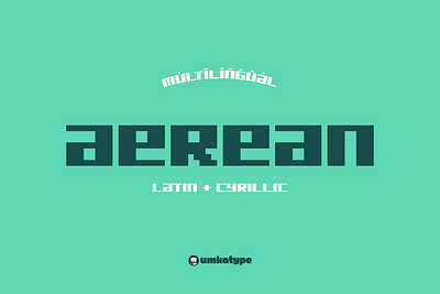 Aerean - Display Font bitmap bold pixel font cyrillic display font game development modern font multilingual multilingual pixel pixel pixel cyrillic font retro video game russian typeface