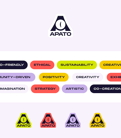 Apato branding graphic design logo