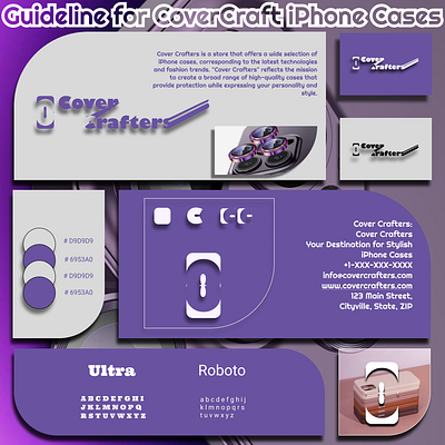 Guideline for CoverCraft iPhone Cases 3d branding graphic design guideline logo ui