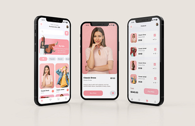 Fashion Store App app branding design figma graphic design illustration logo ui uidesign ux vector