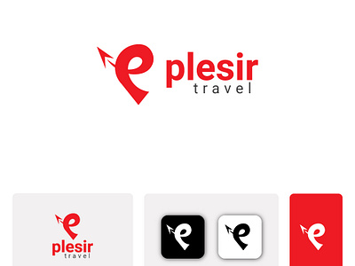 plesir travel logo design adv branding graphic design letter p logo locashon logo logo dedign plane logo travel logo trip logo