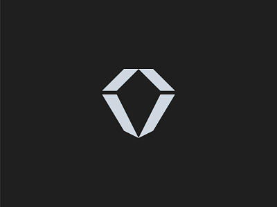 AV & Diamond Logo branding design diamond elegant gem gemstone geometric identity jewel lettermark logo mark minimalist modern symbol