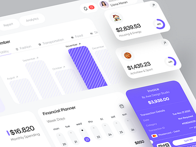 Finance Dashboard finance finance dashboard finance ui fintech ui web website