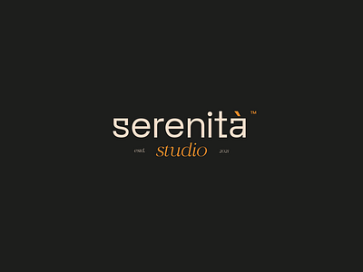 Serenità Studio - interior Design Studio brand identity branding clean logo design studio furniture graphic design interior logo minimal logo