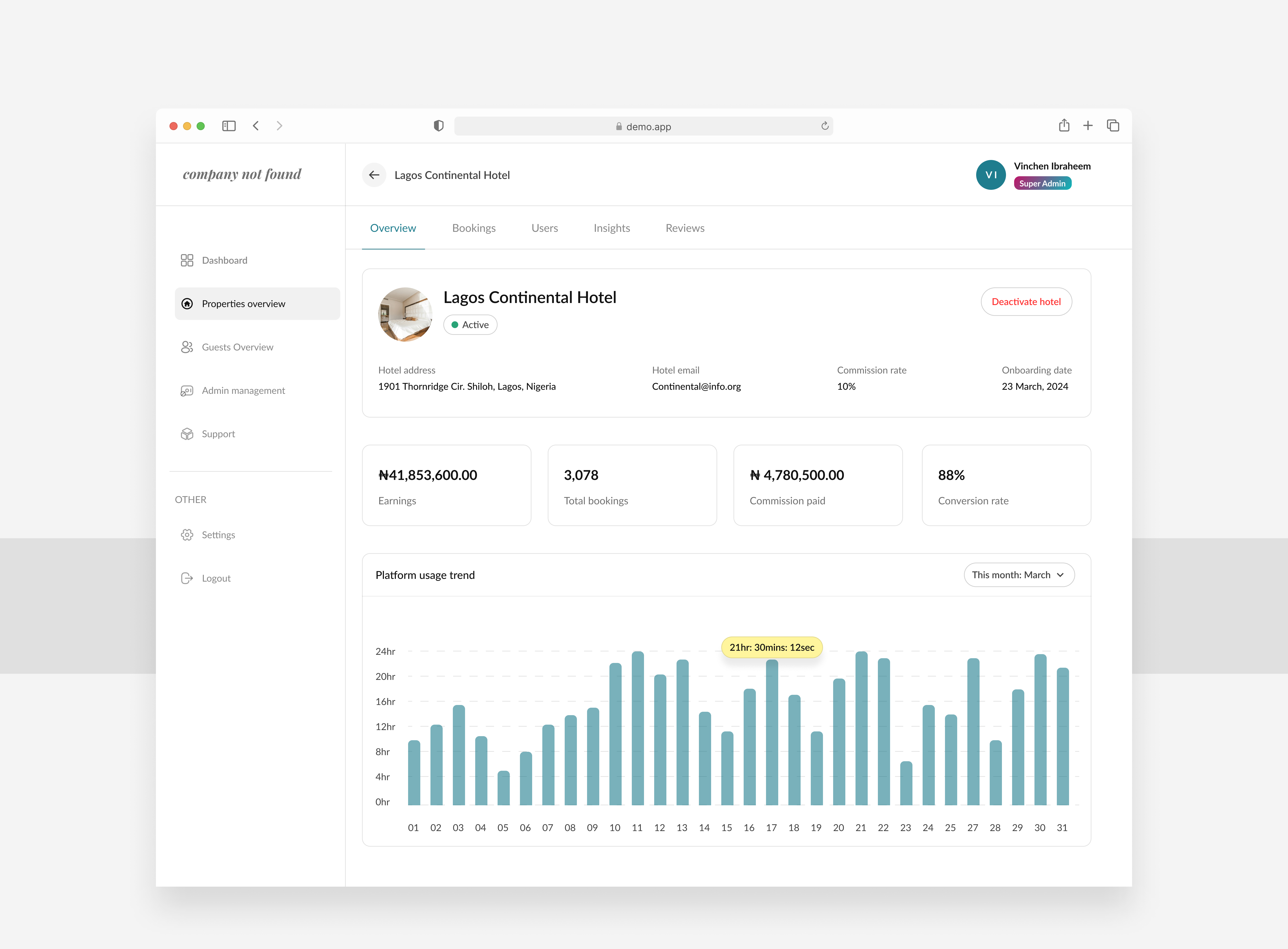 Example of Web & Saa S Product Design (UI / UX)