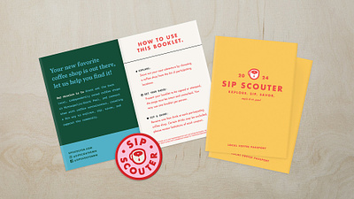 Sip Scouter branding coffee graphic design logo vector