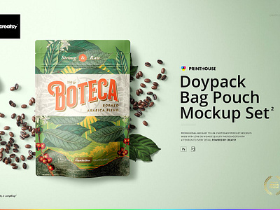 Doypack Bag Pouch Mockup Set 2 creator custom customizable design designed doypack bag pouch mockup set 2 generator mailers mock up mock ups mockups pattern personalized post printed smart object template templates