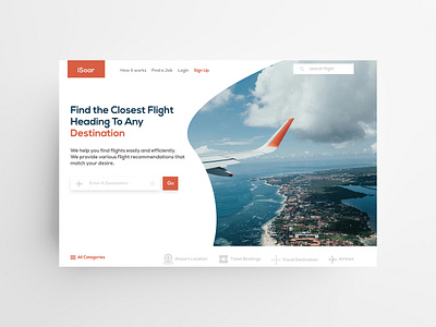 Flight Booking Landing Page booking brand profile branding creative design figma flight flight booking graphic design illustration landing page logo ui ux