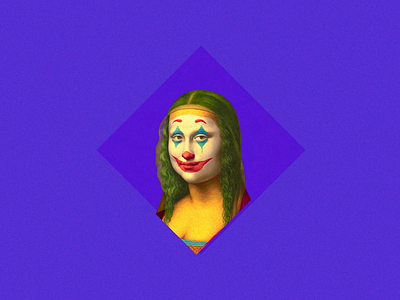 jokerlisa animation animation circle color davinci design golden joker monalisa morph ration