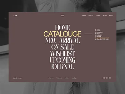 Premium Attire Ecommerce Shop Website Menu Page Design business clothing brand dailyui ecommerce elegance product fashion freelancer landing page luxury product online shop online store pixavail studio shop shopify shopify store ui design web design web designer web designing website design