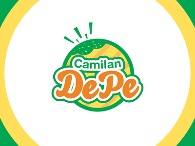 Camilan DePe Logo Design banner crunchy design food logo logo design msme packaging snack snacks