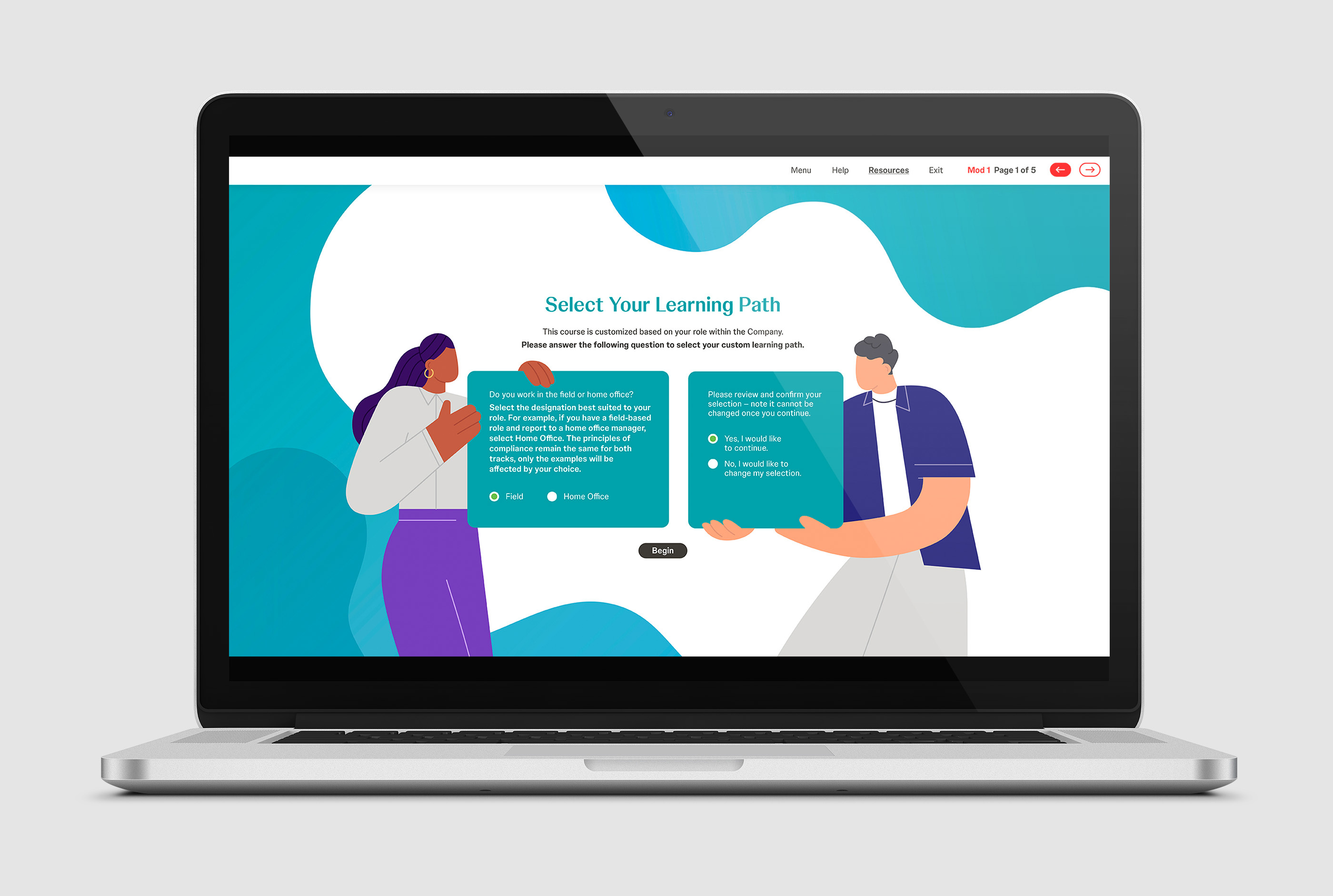 Business Meal Limits E-learning course brand branding course elearning gradients graphic design illustration layout ui vector