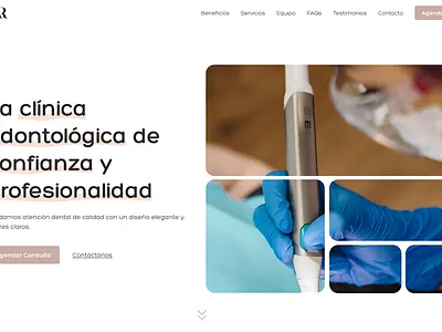 Dental Clinic - Web Design Concept ui ux web design