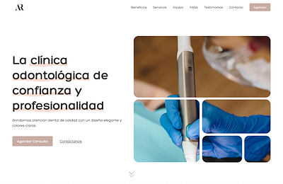 Dental Clinic - Web Design Concept ui ux web design