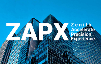 logo ZAPX lettermark and the brand identity branding graphic design logo company logo lettrmark logo work