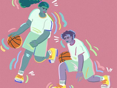 basketball artwork characterdesign illustration