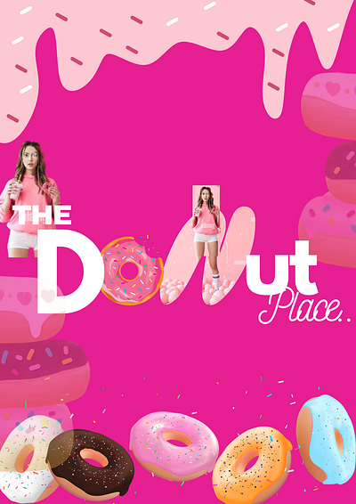 The donut place branding graphic design