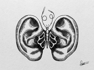 Butterfly art blackandwhite butterfly creative illustration illustration art ink noise pollution