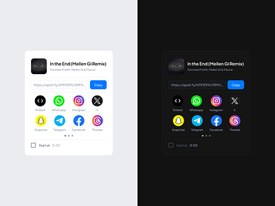 Daily UI #010 - Social Share UI branding daily ui design prathamesh pawar product design ui ux ux design