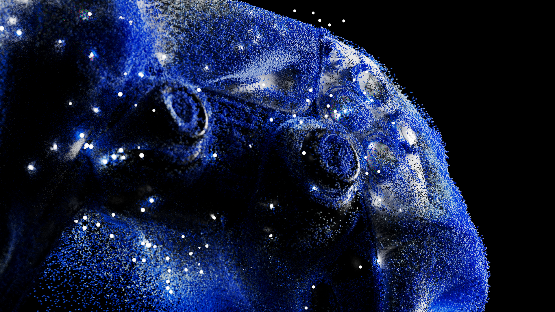 DualSense × Particles 3d 3danimation animation cinema4d clear design dualsense gif illustration particles ps5 render sony video