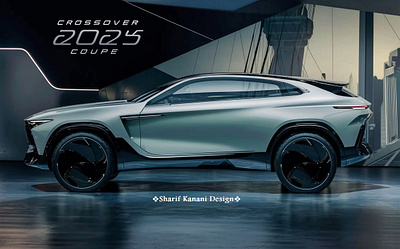 Kanani Motors CC55 Crossover Coupe - 2025 automobile cardesign cars coupe crossover design designer kananimotors render vehicle