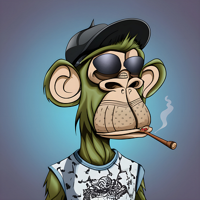 Gangster Monkey Design (14) Nft Style 3d branding graphic design logo