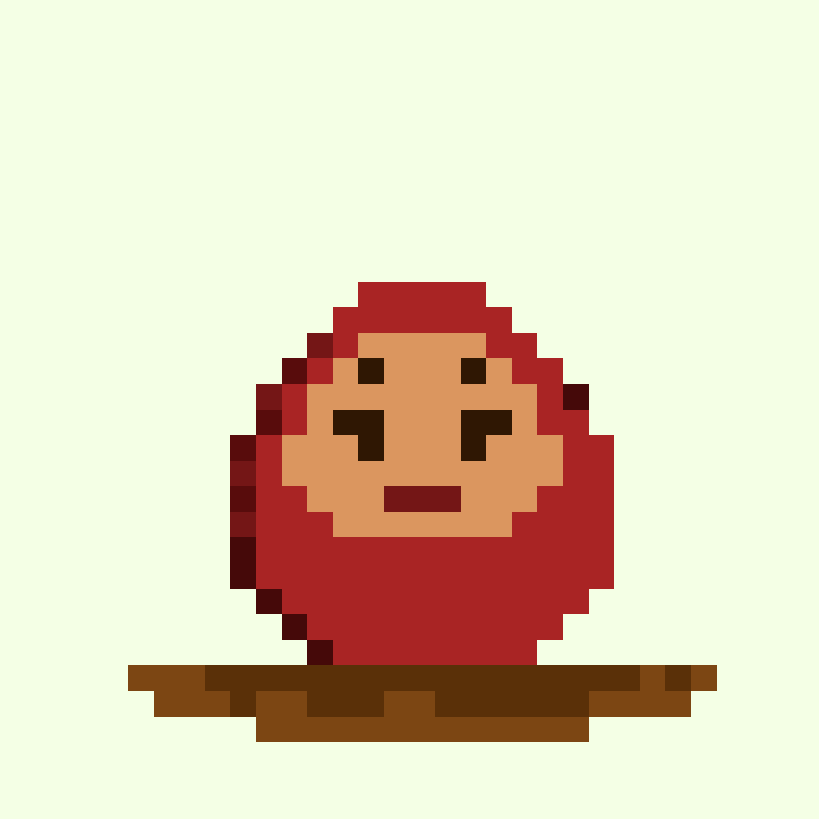 Burmese daruma animation illustration pixel