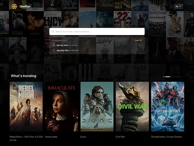 CineMojo - Redesign of MovieGrid movies reactjs webapp