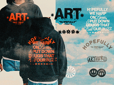 hopefully 🤞 band merch clothing detroit hoodie icons maximal merch music rap rap artist spotify type heavy typography