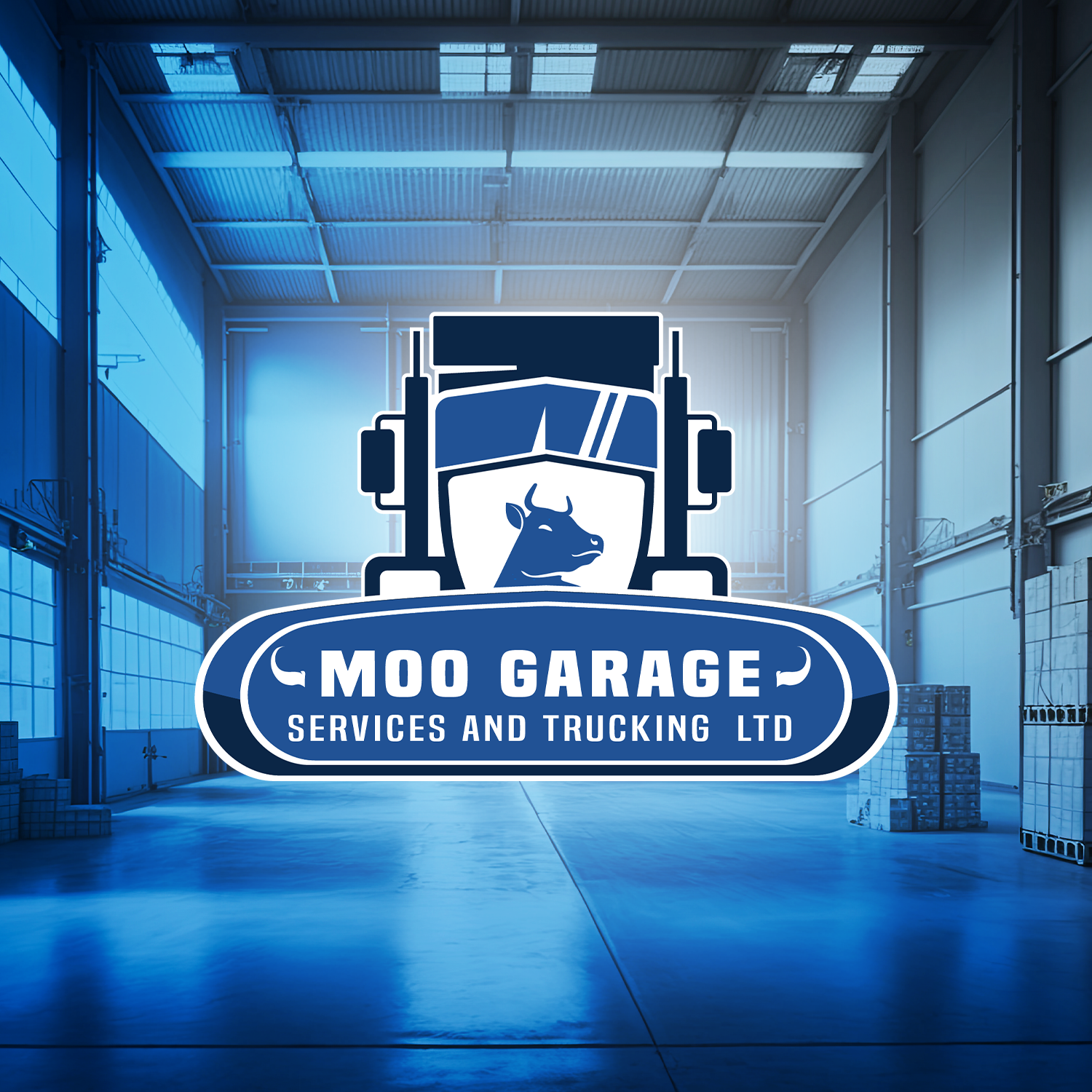 Example of Moo Garage Logo and Branding